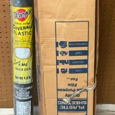 Plastic Sheeting and Coverall Roll Lot