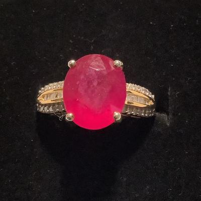 Dazzling DJoy Ruby Ring (Size 9)