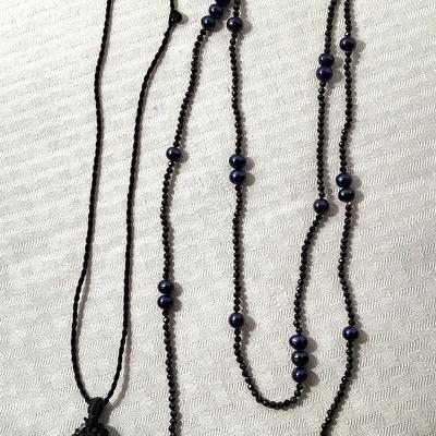 Black & Blue Beads (2)