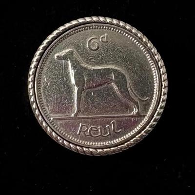 Six Pence Sterling Ring, Size 11