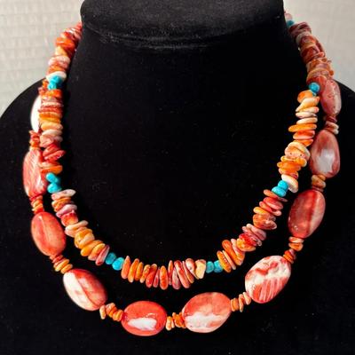 Spiny Oyster & More Necklaces (2)