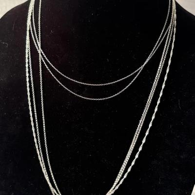 Sterling Silver Chains (5)
