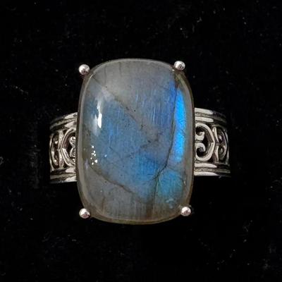 Labradorite Ring, Size 9