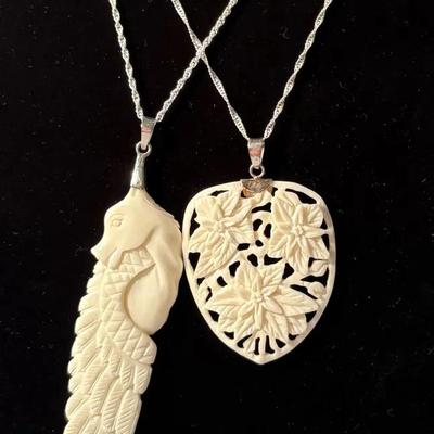 Carved Pendants (2)
