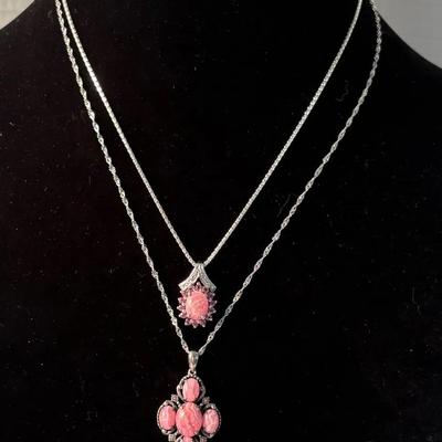 Pretty In Pink Pair (2 Pendants)