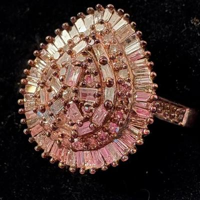 Champagne Diamonds DJoy Ring, Size 9