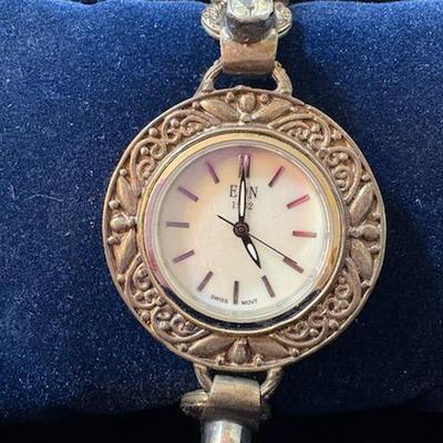 EON Watch W/Multi Colored Stones