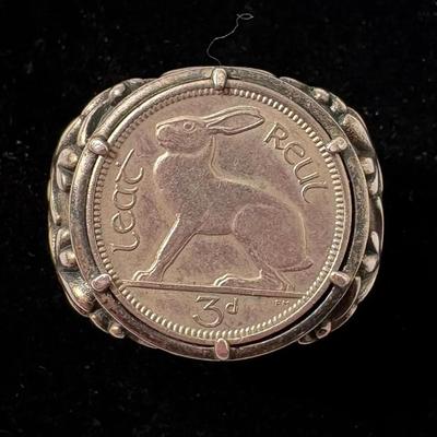 Shamrock & Coin Ring (Size 10)