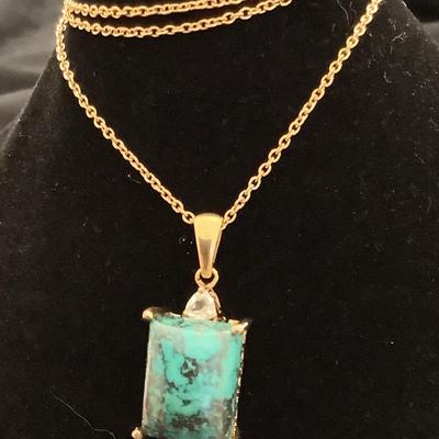 Chrysocolla Pendant