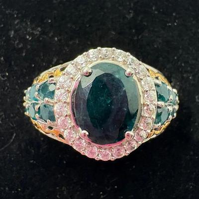 DJoy Emerald Ring, Size 12