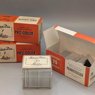 Leica-Dia Leitz and Perro Color Slide Binders