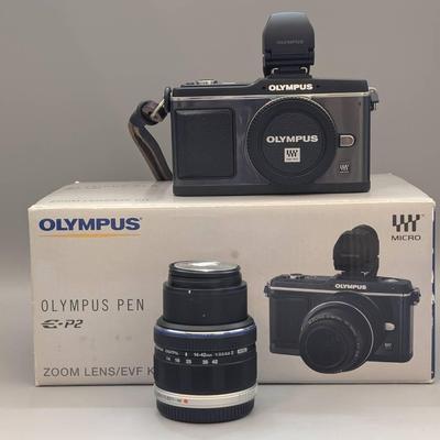 Olympus Pen E-P2 Camera and Zuiko Zoom Lens Kit