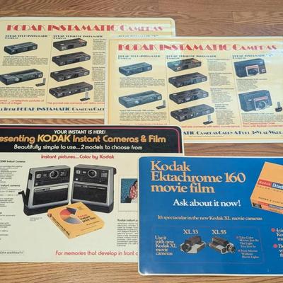 1970's Kodak Advertising Counter Mats