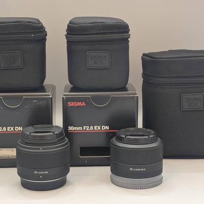 Sigma 19mm and 30mm Lenses