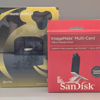 X-Rite ColorMunki Display and SanDisk Image Mate
