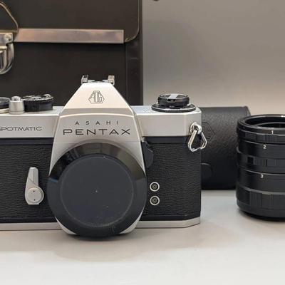 Pentax Camera and Adapter Rings 