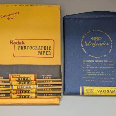 Kodak and DuPont Photographic Paper