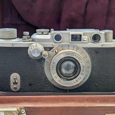 Nicca Camera, Leitz Lens, Case and Contents 