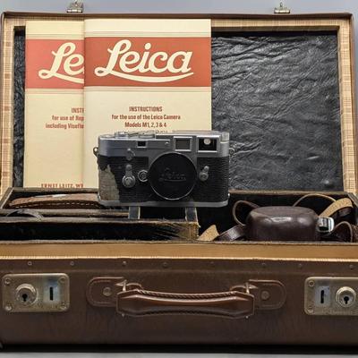 Leica M3 Camera with Case and Accessories