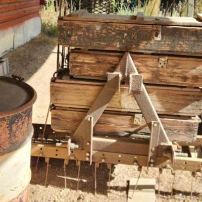 3 point Rake with ammo boxes