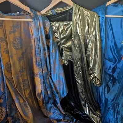 Lot of 3 Vintage Robes / Smoking Jackets – Size Large