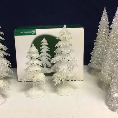 Department 56 Trees 7pc.