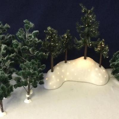 Department 56 Assorted Trees 4 Pc.