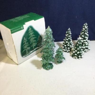 Department 56 Trees 6pc.