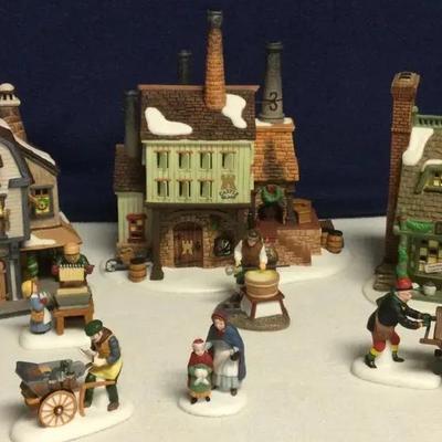 Depatmen 56 3 Shops & 4 Villagers