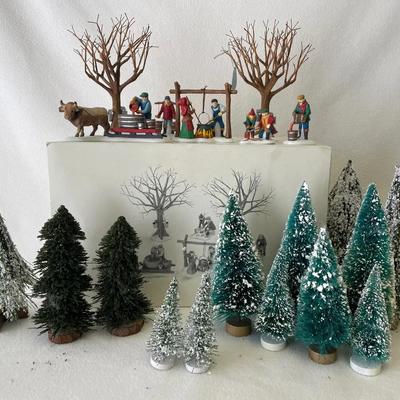 Department 56 Tapping The Maples & A Forest Of Pine Trees