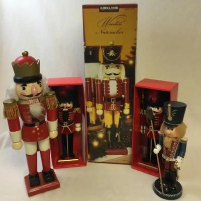 Assorted Wood Nutcrackers 5pc.