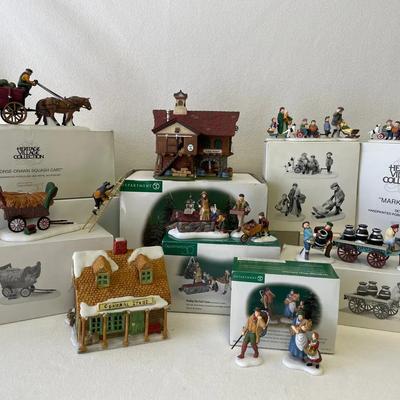 Department 56 Cranberry House, General Store Fall Harvest 