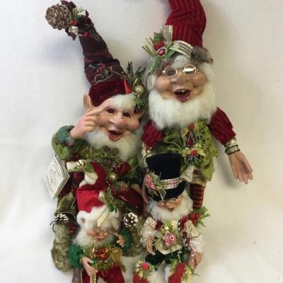 Mark Roberts Elf Dolls 4 Pc.