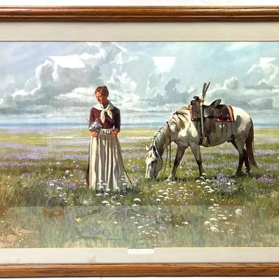‘A Prairie Garden’ Print by Fred Fellows