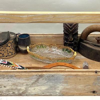Wooden Caddy & Goodies