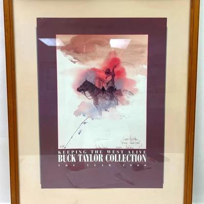 ‘Keeping the West Alive’ Print by Buck Taylor. 86/500