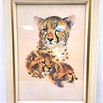 Vintage Cheetah Portrait 