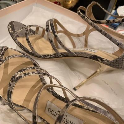 Jimmy Choo Snakeskin Sandals