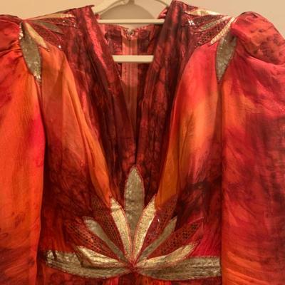 Red Vintage Womens' Evening Dress