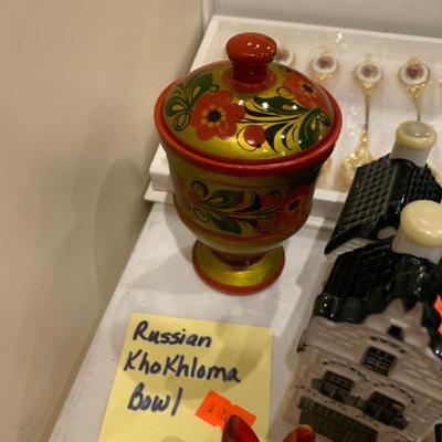 Russian Khokloma Bowl