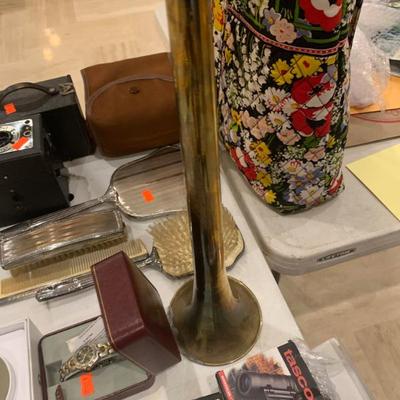 English Brass Hunting Horn