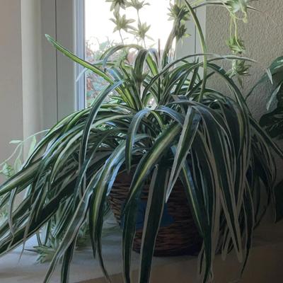 Artificial Plant Pot With Flowers