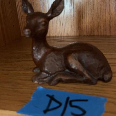 Small Deer Figurine 5 X 2 X 5