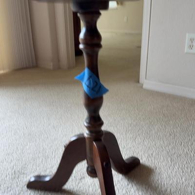 Small Wood Table 15x15x22