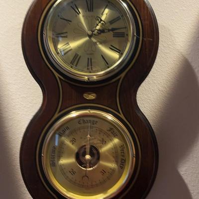 Bulova Wall Clock/barometer 4x11x23