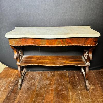 Marble Top Console Table