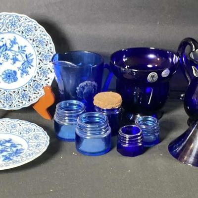 Cobalt Blue And White Decor 