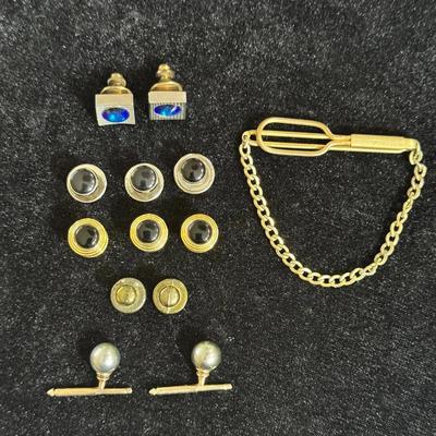 Men’s Jewelry - Swank Pin And Cuff Links