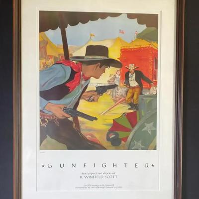 H.Winfield Scott - "Gunfighter" Poster