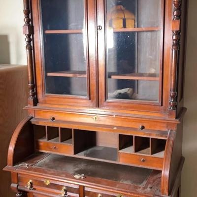Vintage Roll Top Desk